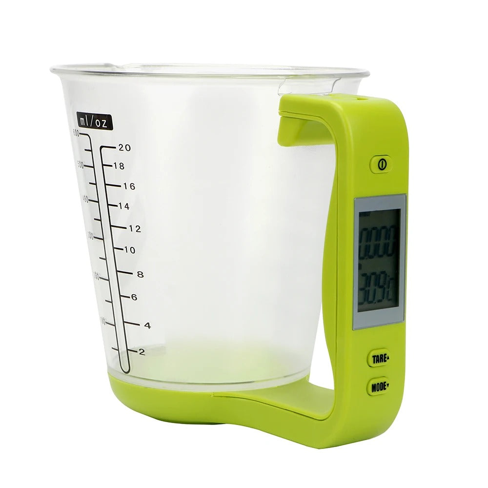 Electronic measuring cup