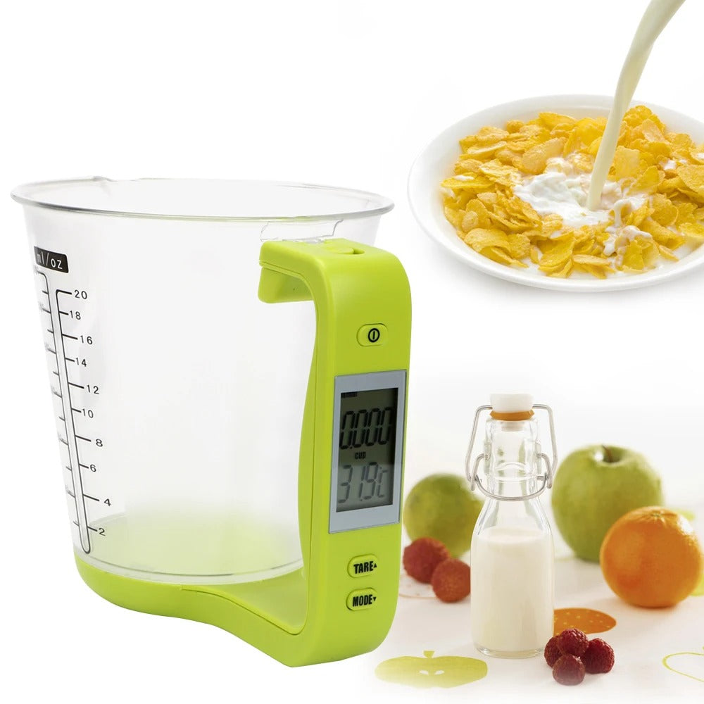 Electronic measuring cup
