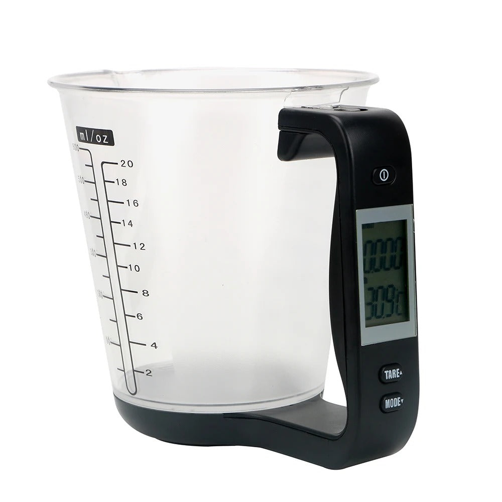 Electronic measuring cup
