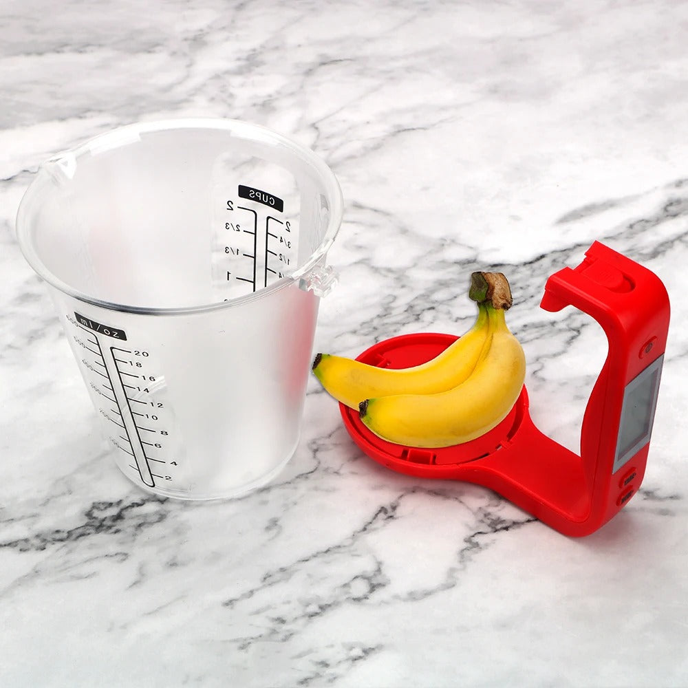 Electronic measuring cup