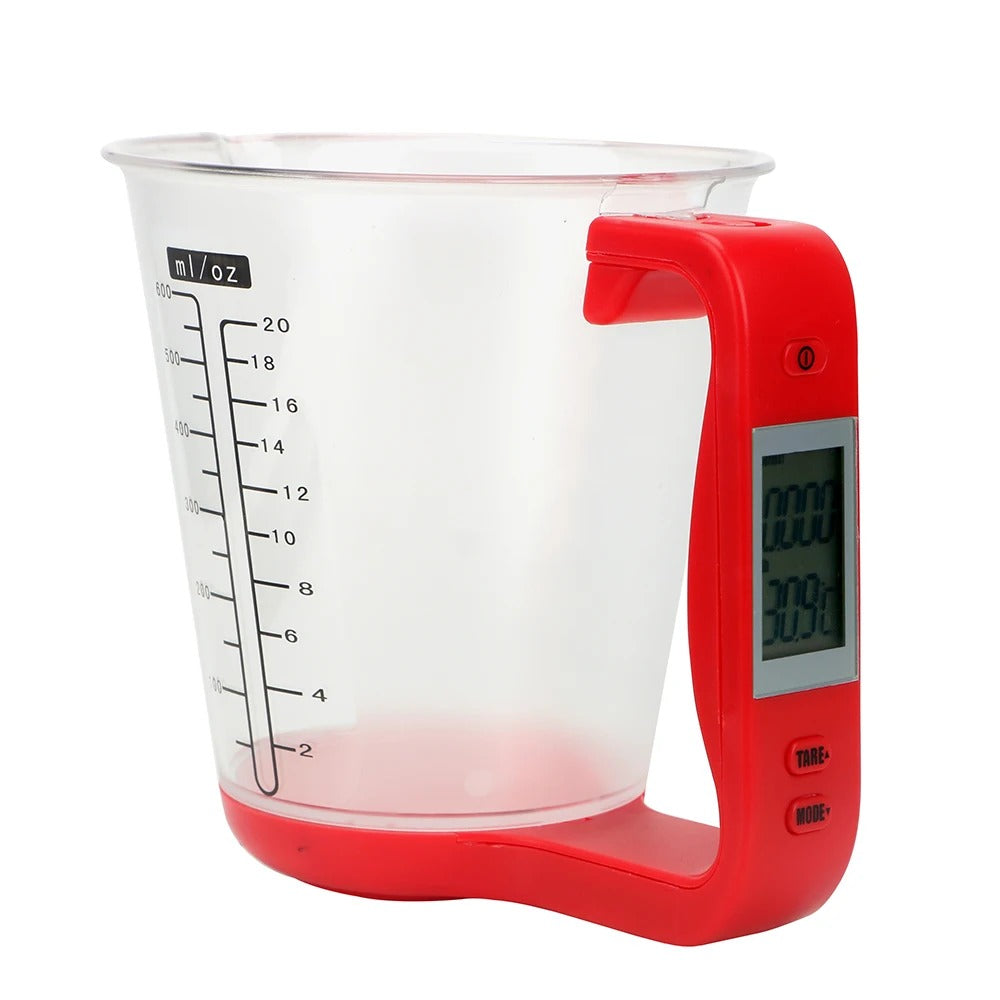 Electronic measuring cup