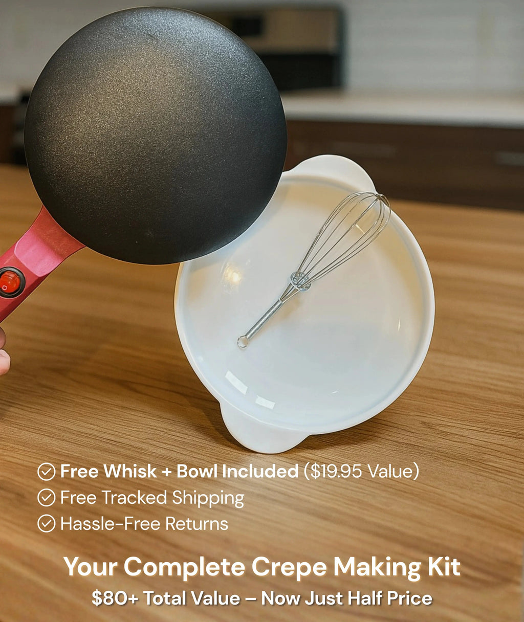 The CrepeKing – Crepe Making Kit Crepeking